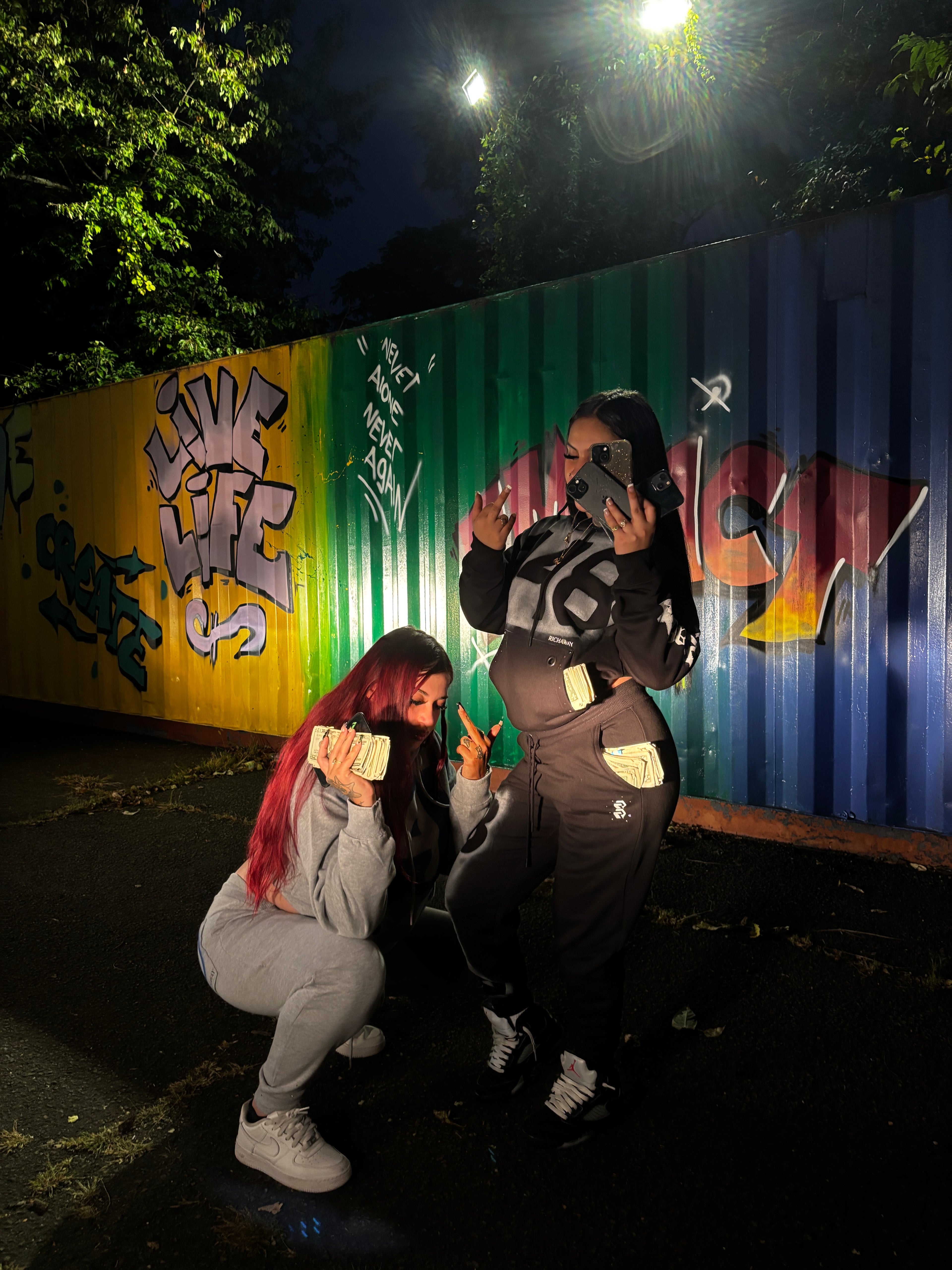 448 sweatsuit “BLACK”