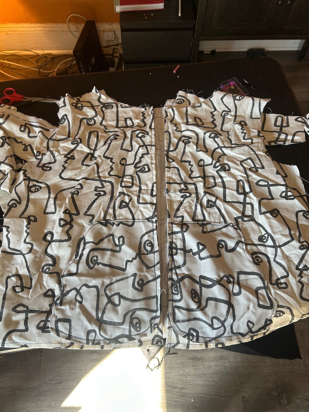 TWO FACED ZIP UP